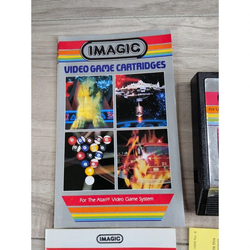 Atari 2600 - Imagic - Cosmic Ark- Video Game With Manuals